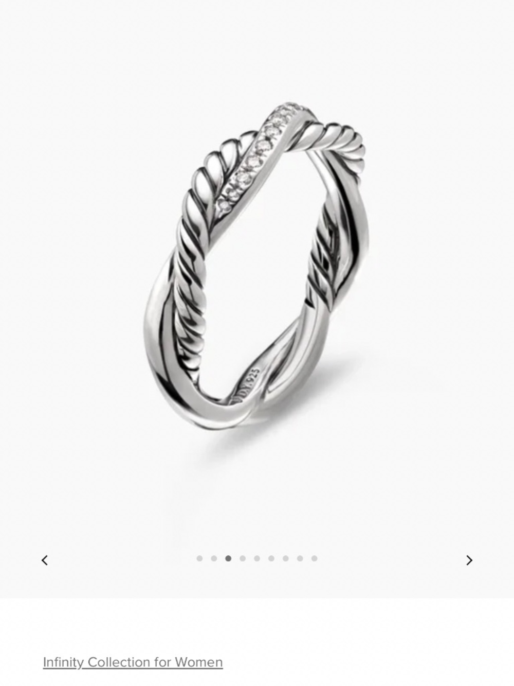 David Yurman PETITE INFINITY BAND RING unisex - Picture 7 of 8
